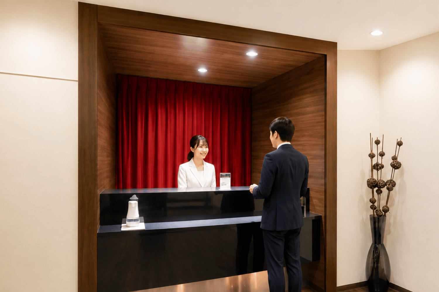 フロント受付