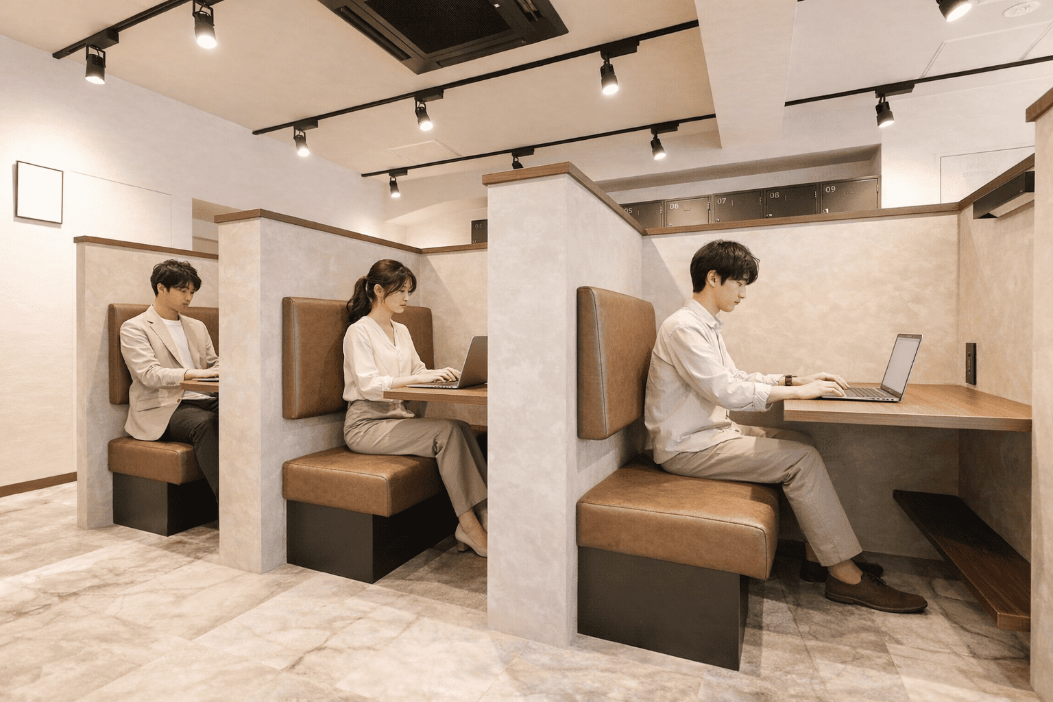 ラウンジ ボックス席