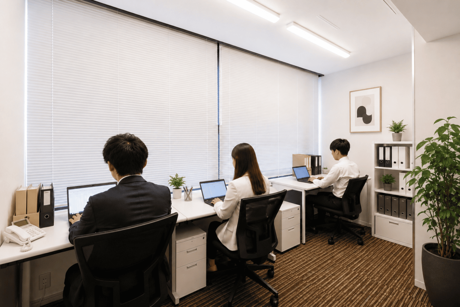 3名用個室オフィス