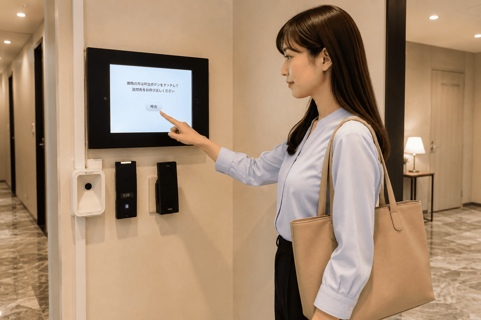 受付機／ウェイティングスペース